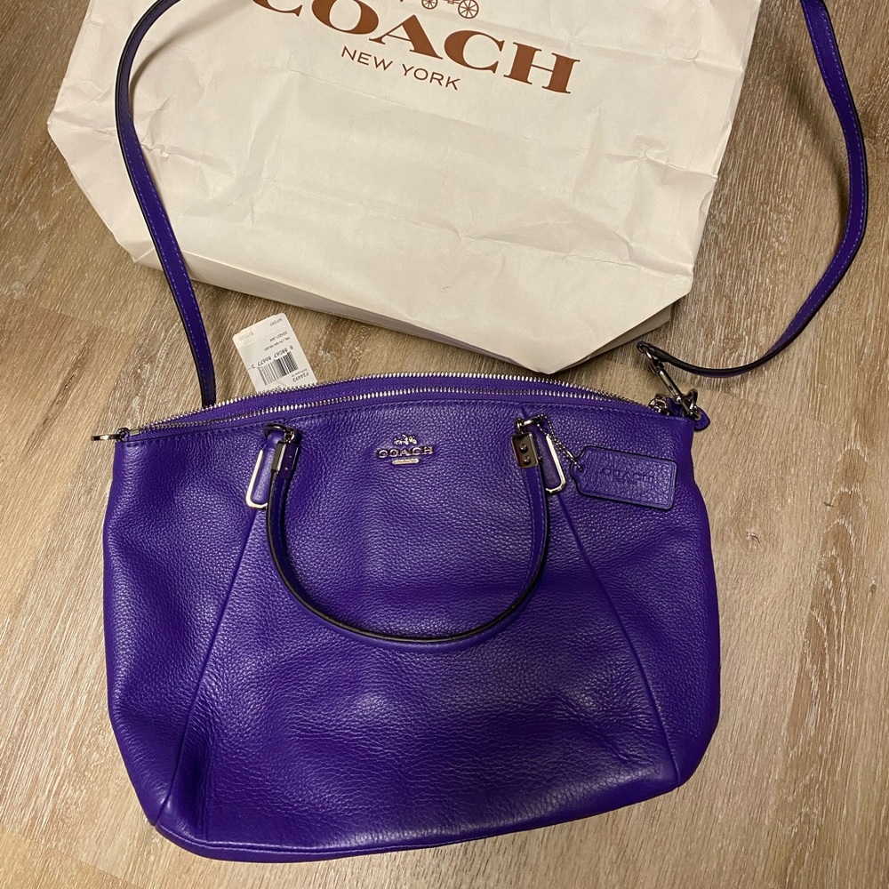 Coach Bag Iris Purple BNWT Never Used